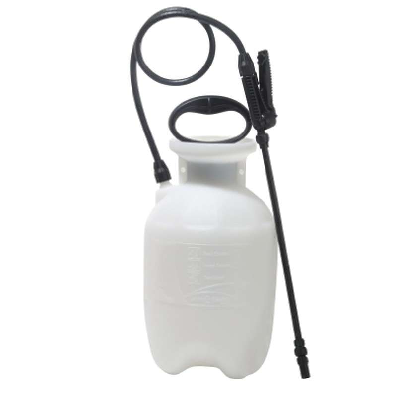 Pump Sprayer, Lawn and Garden, 1 Gallon, 40-60 PSI, 12" Wand, 34" Hose