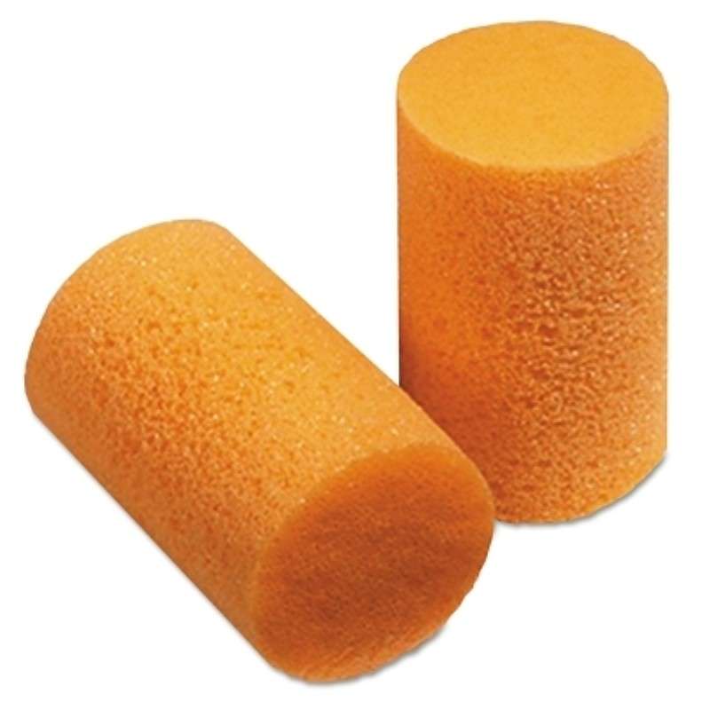 Ear Plug, Disposable, PVC, Uncorded, Orange, One Size, 200 Pair/Box
