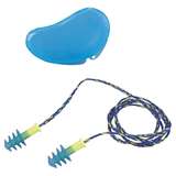 Ear Plug, Reusable, TPE, Corded, Blue, Medium, Fusion Series redirect to product page