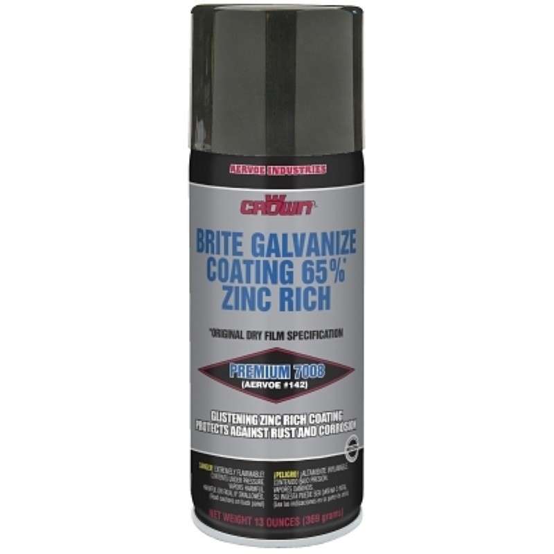 Brite Galvnize, Premium, Zinc, Gray, Aerosol Can, 16 oz