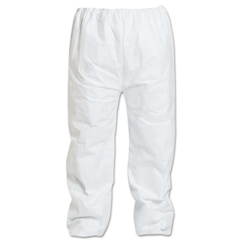 Pants, Serged Seams, White, XL