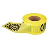 Barricade Tape, "Caution", Yellow/Black, 3" W x 1000' L redirect to product page