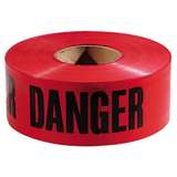 Premium Barricade Tape, "Danger", Red/Black, 3" W x 1000' L redirect to product page