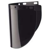 Safety Visor, Wide View, Dark Green, Shade 5, 0.060", 16-1/2" W x 8" H redirect to product page