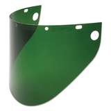 Safety Visor, Extended View, Dark Green, 0.060", 19-3/4" W x 9" H redirect to product page