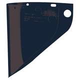 Safety Visor, Wide View, Dark Green, Shade 5, 0.060", 19-3/4" W x 9" H redirect to product page