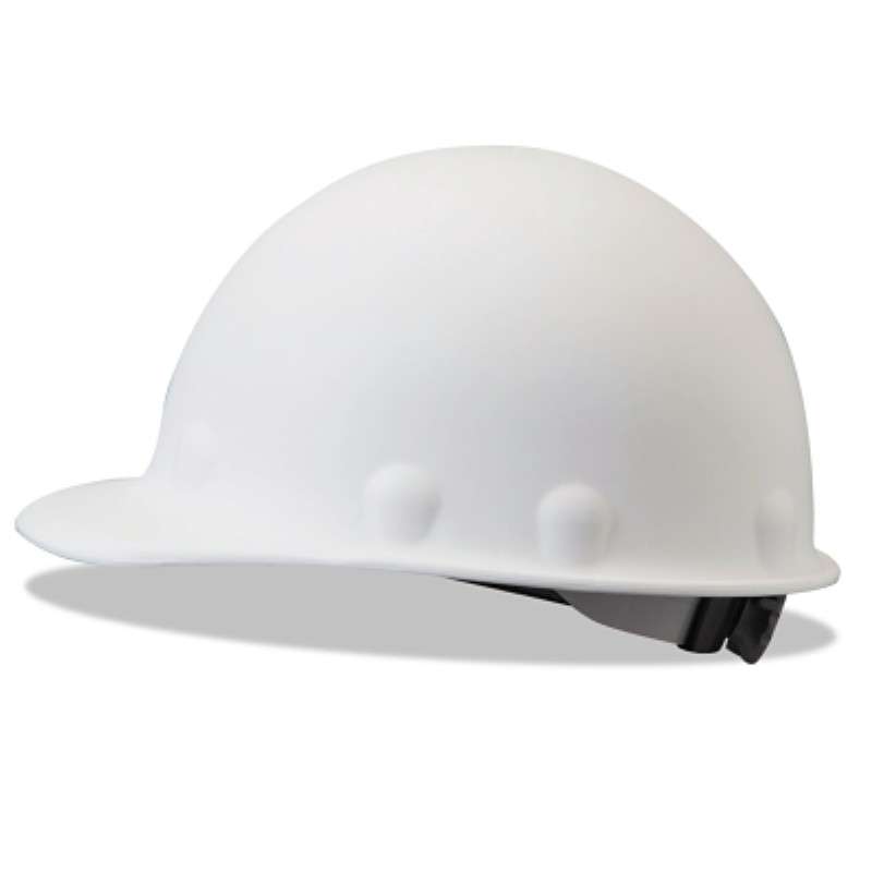 Roughneck Hard Hat, Cap Style, SuperEight Ratchet, White, P2A Series
