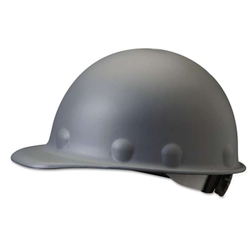 Roughneck Hard Hat, Cap Style, SuperEight Ratchet, Gray, P2A Series