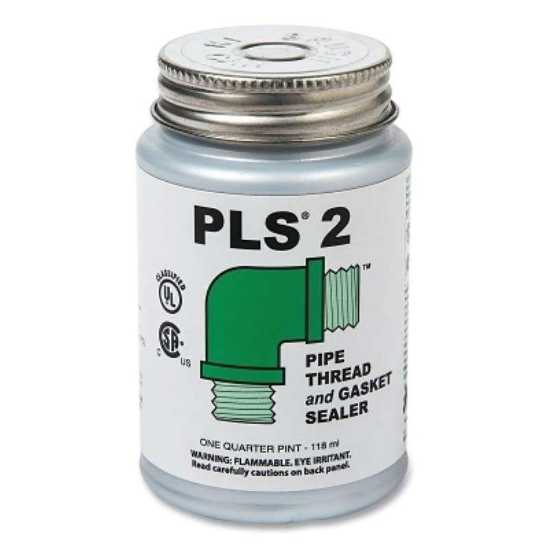 Thread & Gasket Sealer, Premium, Lead-Free, Paste, 1/4 pt. Brush Top Can, PLS 2 Series