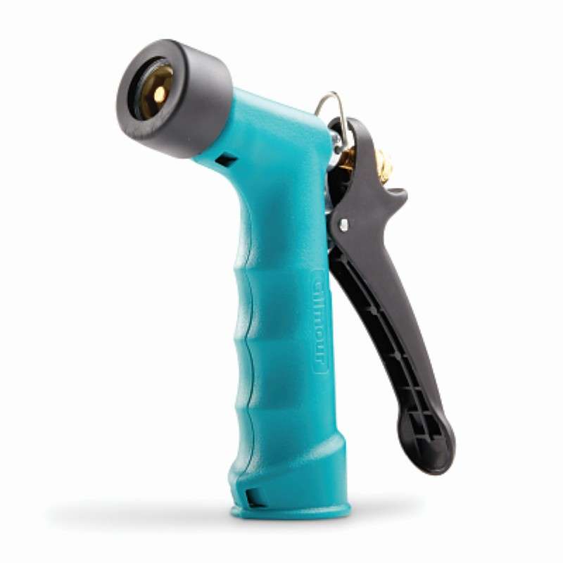 Watering Nozzle, Adjustable, Metal Body, Pistol, Trigger, Insulated Grip
