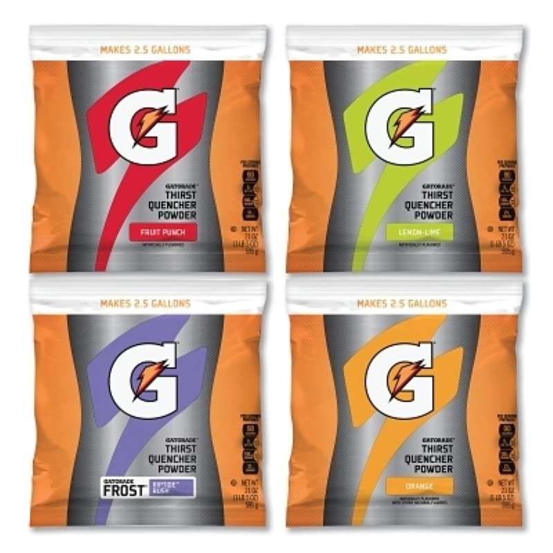 Thirst Quencher, Instant Powder, 21 oz, Pouch, 2.5 gal Yield, Assorted
