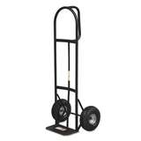 Hand Truck, D-Handle, 10 In Pneumatic Tires, Steel Frame, Industrial Material Handling redirect to product page