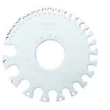 Sheet Metal Gauge, Steel, 3.25" Diameter, 0.09" Thick, Satin Finished redirect to product page