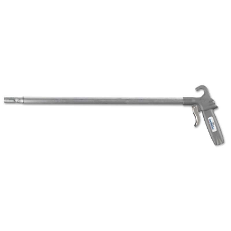 Safety Air Gun, Long John, 24" L Alum. Extension, 1/4" FNPT Inlet, 75LJ Series