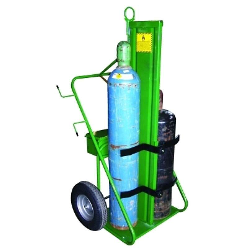 Cart, 9.5"-12.5" Cylinder Capacity, 16" Pneumatic Wheels, 400 Series