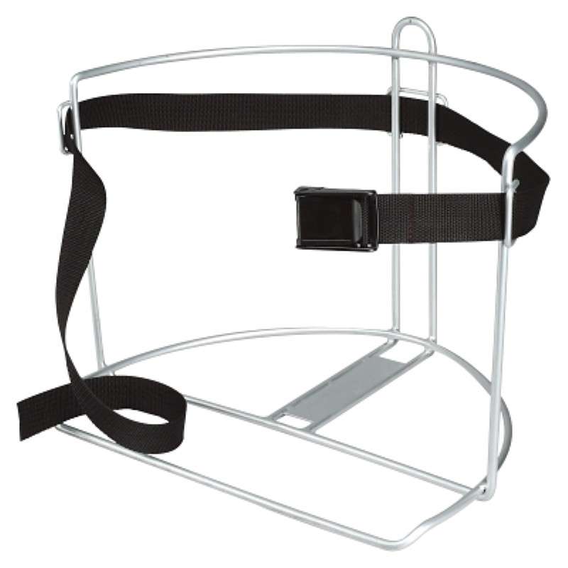 Wire Truck Rack, For 2 to 5 gal Water Jugs, Heavy-Duty Metal, Gray