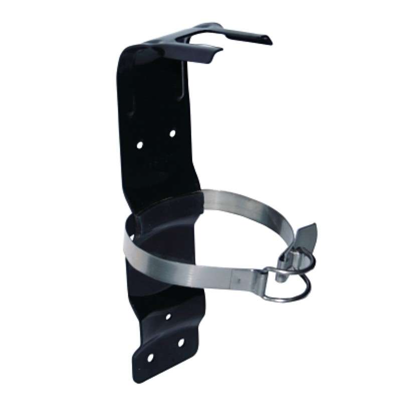 Fire Extinguisher Bracket, Metal, Black, 2.5 lb Capacity