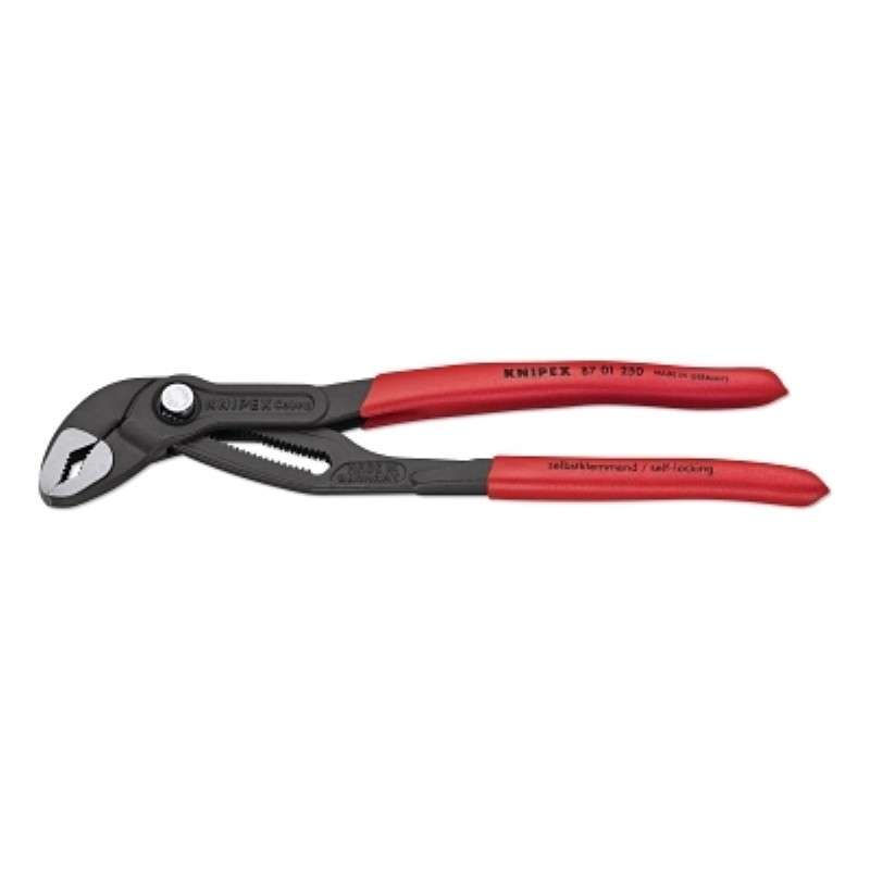 Pump Pliers, 10" OAL, Cobra, Chrome Vanadium Electric Steel, Non-Slip Handles
