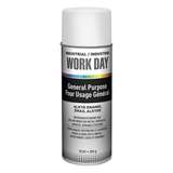 Enamel Paint, 10 oz, Aerosol Can, Gloss, White, Industrial Work Day Series redirect to product page