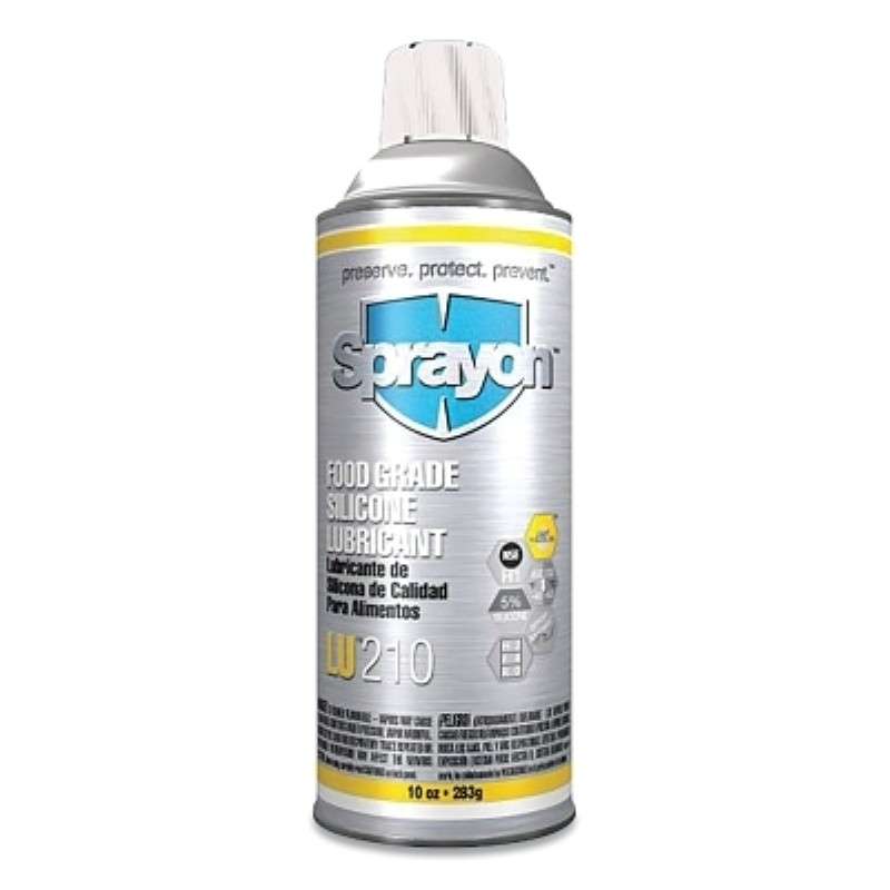 Lubricant, Food Grad Silicone, Aerosol Can, Low Viscosity, 10oz