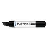 Permanent Ink Marker, Dura-Ink, #200, Jumbo Chisel Tip, Black Color redirect to product page