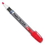 Liquid Paint Marker, Paint-Riter+, Oily Surface, Red, 1/8" Round Bullet Tip redirect to product page