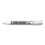 Liquid Paint Marker, Paint-Riter+, Water Removable, White, Round Bullet Tip redirect to product page
