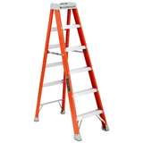 Stepladder, 6' L x 22-3/8" W, 300 lb Capacity, Fiberglass, FS1500 Series redirect to product page