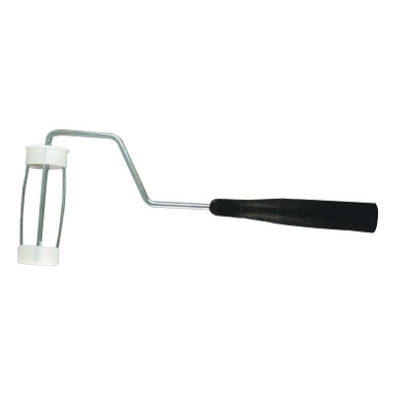 Paint Roller Frame, 4", 4-Wire Cage Frame, Plastic Handle