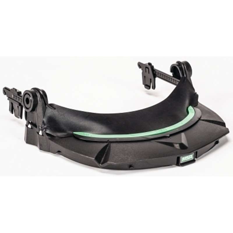 Visor Frame, V-Gard, Slotted Caps, HDPE, Includes Debris Control, Black, One Size