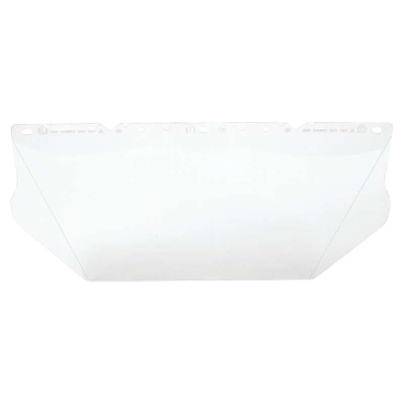 Visor, V-Gard, Contoured, Anti-Fog, Anti-Scratch, 17" L, Clear, One Size