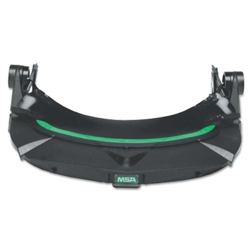 Visor Frame, V-Gard, Slotted Caps, HDPE, w/o Debris Control, Black, One Size