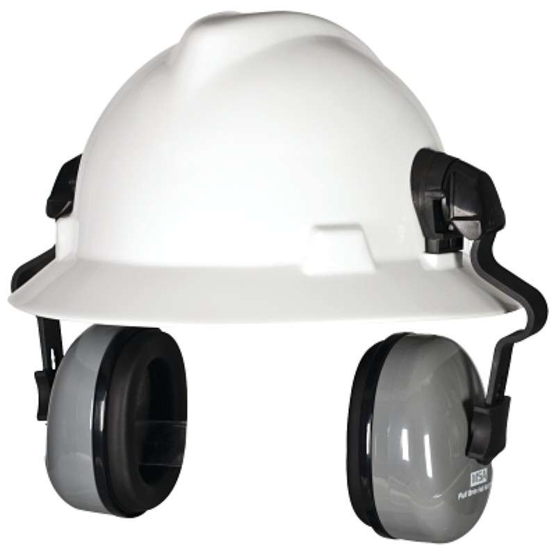 Earmuff, SoundControl SH, Cap-Mounted, Slotted Full-Brim Hard Hats, 25 NRR, Gray