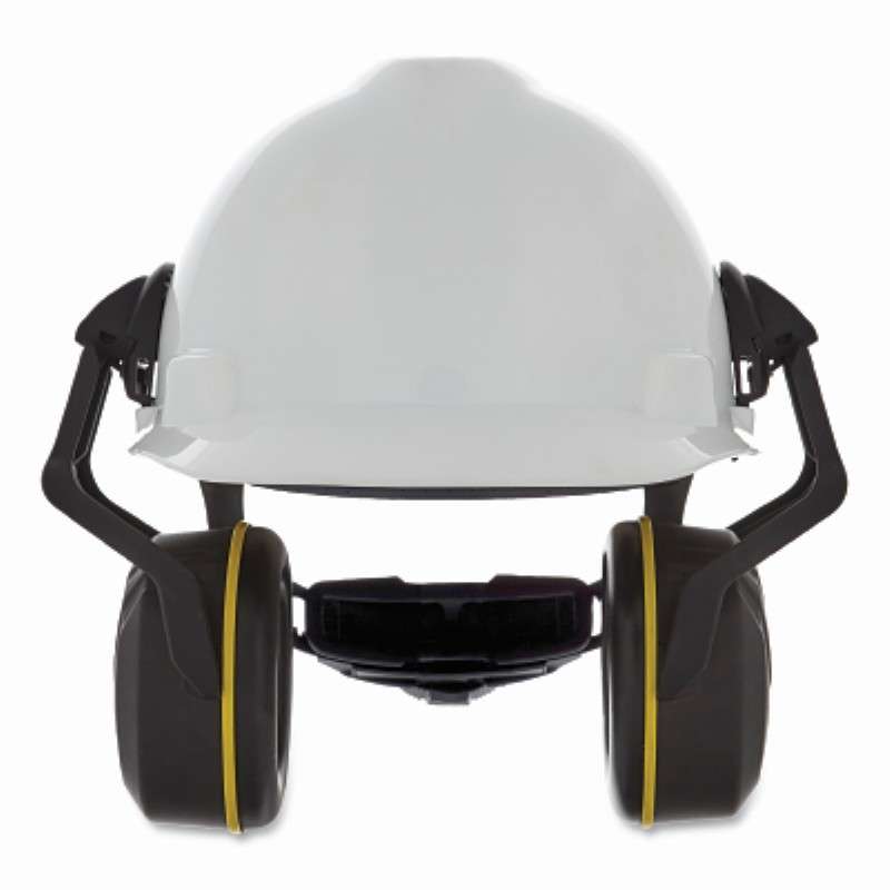 Earmuff, V-Gard, Helmet-Mounted, Hearing Protection, Medium, 27 NRR, Black/Yellow