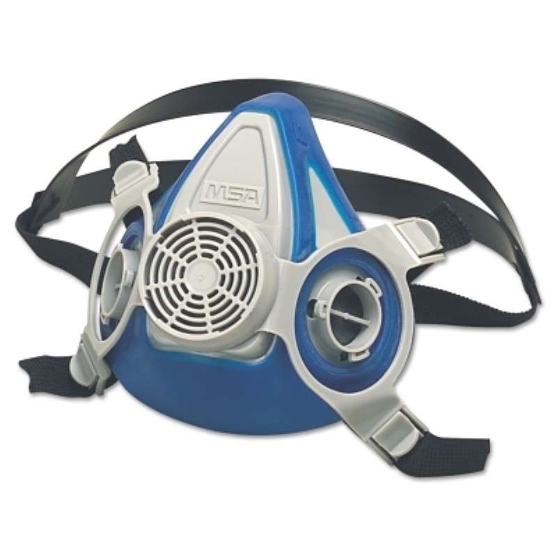 Respirator, Advantage 200 LS, Half-Mask, 2-Piece Neckstrap, Blue, Medium