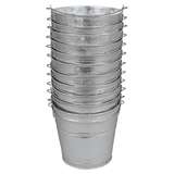 Pail, Hot-Dipped Galvanized, 8-3/4" x 11-1/2" x 9-1/2"H, 10 qt redirect to product page
