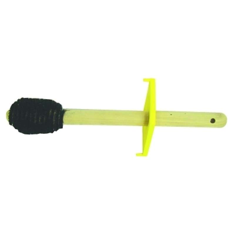 Dope Brush, 2-1/2" Trim, 16" OAL, Wood, Taper Both Ends