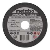 Slicer Cutting Wheel, Original, A60TZ Type 1, 4.5" x .040" x 7/8", Aluminum Oxide redirect to product page