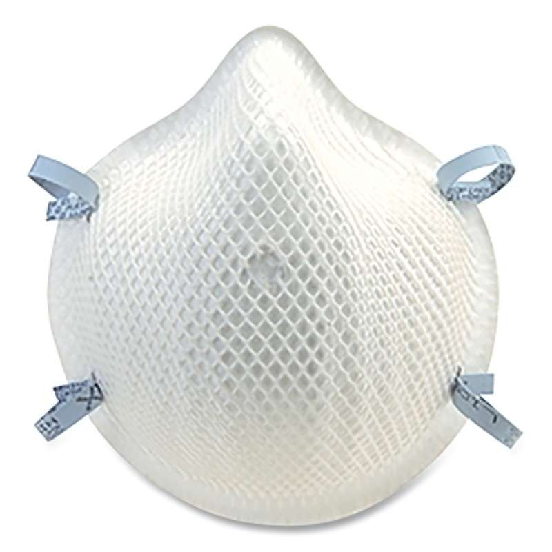 Particulate Respirator, Disposable, Half-facepiece, Non-Oil Particles, Medium/Large, 20/Box