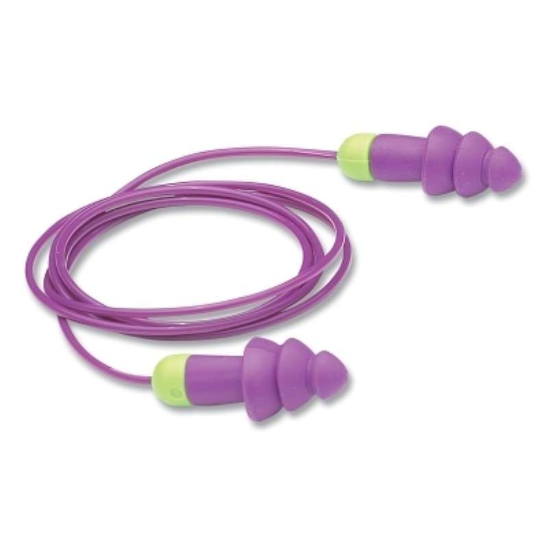 Reusable Earplugs, Rockets, Bagged Corded, 27 dB NRR, 200/Case