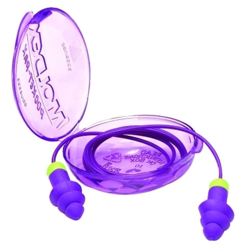 Reusable Earplugs, Rockets, Pocket-Pak, Corded, 27 dB NRR, 200/Case