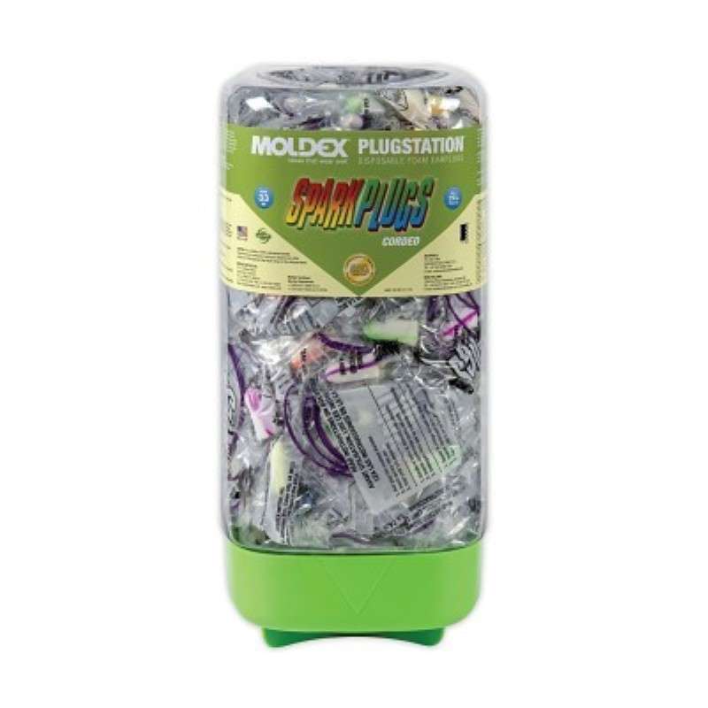 Earplug Dispenser, PlugStation, Disp Plastic Bottle, Assorted Color Swirls/Streaks