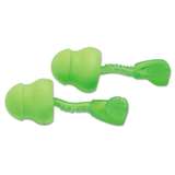 Foam Earplugs, Glide, Uncorded, Twist-In/Push-In Design, Disposable, 30 dB NRR, Green redirect to product page