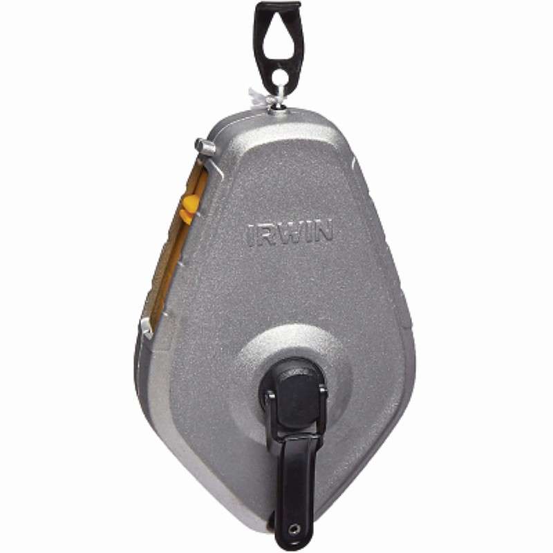 Chalk Reel, Aluminum Case, 50 ft, Abrasion-Resistant Poly Line