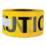 Barrier Tape, Caution, Polyethylene, Weather-Resistant, Larger Print, 3" x 1000ft redirect to product page