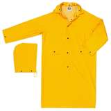 Rain Coat, Classic, Detachable Hood, 0.35 mm, PVC on Polyester, Yellow, Large redirect to product page