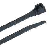 Cable Tie, Double Lock, UVB, 8" OAL, 75 lb Tensile Strength, Blk, 100/Bag redirect to product page