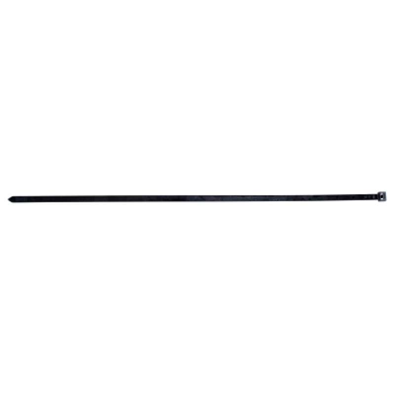 Cable Tie, Heavy-Duty, UVB, 21" OAL, 175 lb Tensile Strength, Blk, 50/Bag