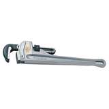 Pipe Wrench, 18" Length, Lightweight Aluminum Straight, 2.5" Pipe Capacity redirect to product page
