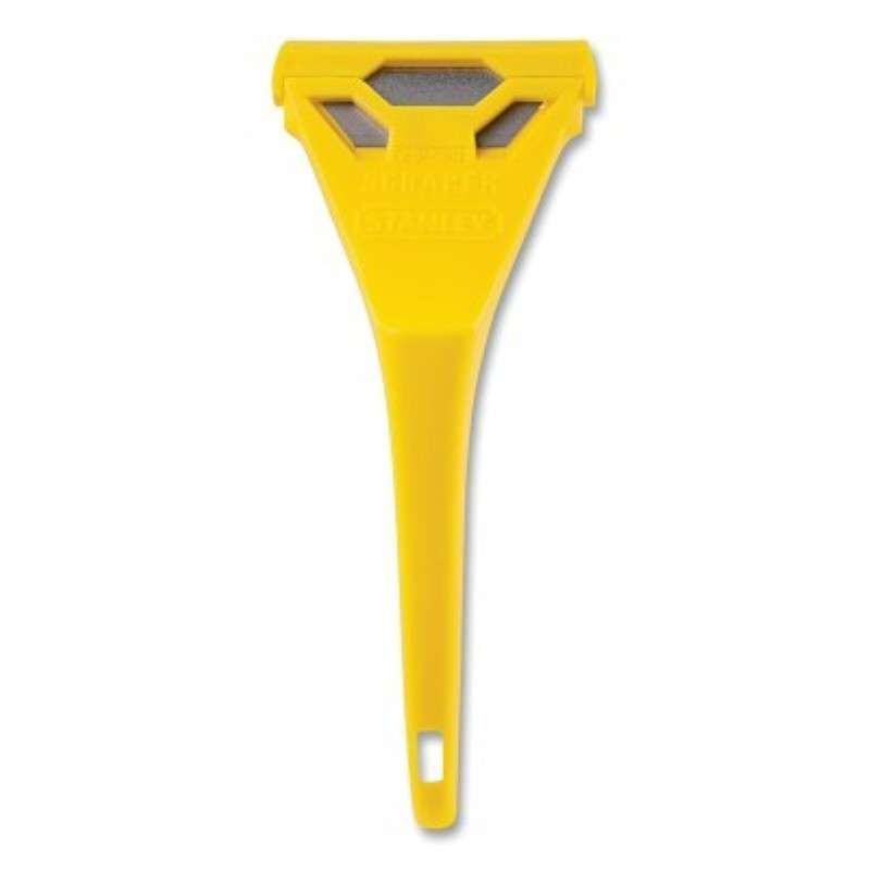 Window Scrape, Utlitiy Blade, Carbon, 6.7", Yellow, Plastic